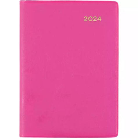 Picture of COLLINS BELMONT POCKET 337.V50 DIARY WEEK TO VIEW A7 PINK