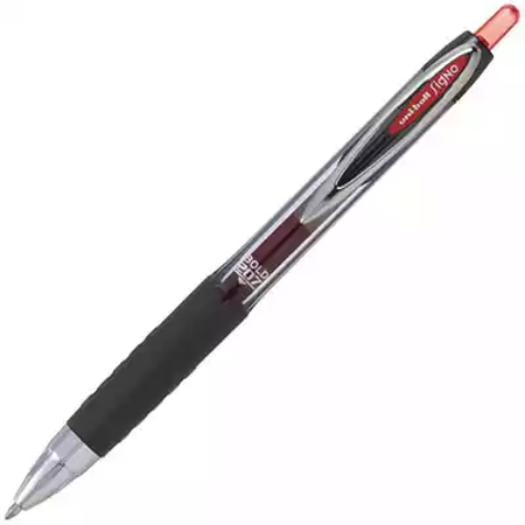 Picture of UNI-BALL UMN207 SIGNO RETRACTABLE GEL INK ROLLERBALL PEN 1.0MM RED