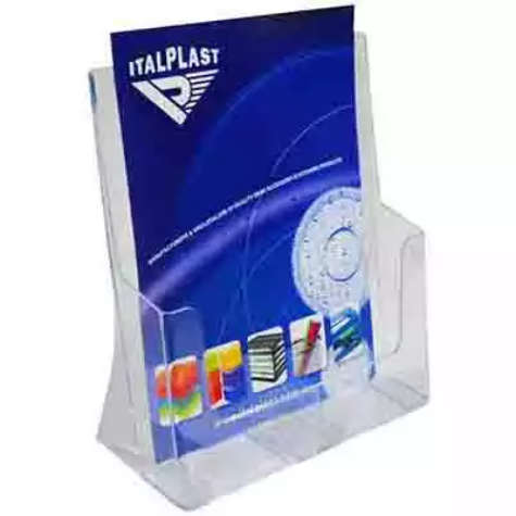 Picture of ITALPLAST BROCHURE HOLDER A5 CLEAR