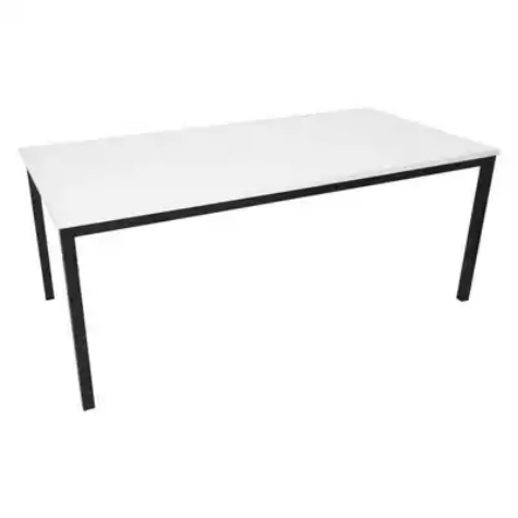 Picture of RAPIDLINE STEEL FRAME TABLE 1500 X 750MM NATURAL WHITE