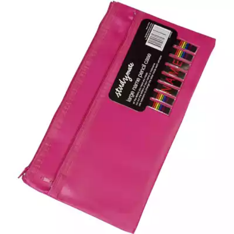 Picture of MARBIG NAME PENCIL CASE LARGE 2 POCKET 325 X 180MM ASSORTED COLOUR