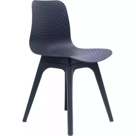 Picture of RAPIDLINE LUCID CHAIR BLACK SEAT BLACK POLYPROPYLENE BASE