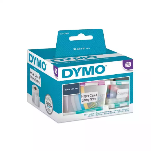 Picture of DYMO 11354 LW MULTI-PURPOSE LABELS 57 X 32MM WHITE ROLL 1000