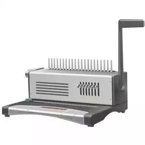 Picture of INITIATIVE MINS68 MANUAL BINDING MACHINE PLASTIC COMB GREY