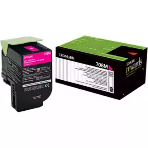 Picture of LEXMARK 70C80M0 708M TONER CARTRIDGE MAGENTA