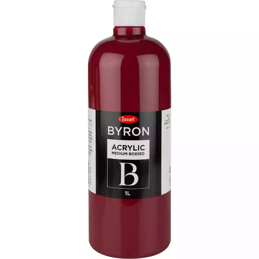 Picture of JASART BYRON ACRYLIC PAINT 1 LITRE MAGENTA