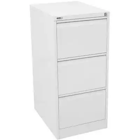 Picture of GO STEEL FILING CABINET 3 DRAWERS 460 X 620 X 1016MM WHITE CHINA