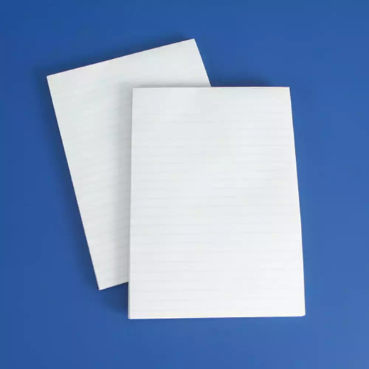 Picture of OLYMPIC WRITING PAD 8MM RULED 50GSM 200 PAGE A5 WHITE