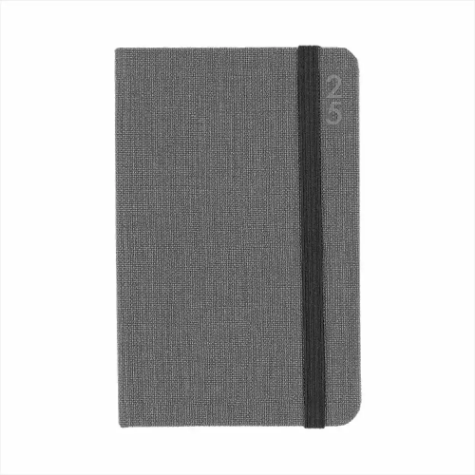 Picture of DEBDEN DESIGNER D36.P98 DIARY WEEK TO VIEW D36 CHARCOAL