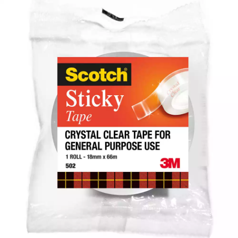 Picture of SCOTCH 502 STICKY TAPE 18MM X 66M