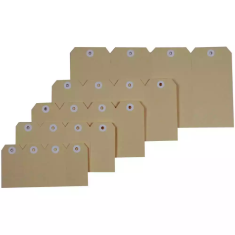 Picture of ESSELTE SHIPPING TAGS SIZE 6 67 X 134MM BUFF BOX 1000