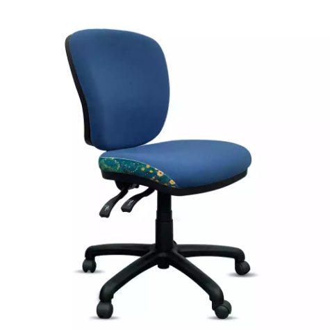 Picture of ORANGE DUST SPECTRUM ALICE OFFICE CHAIR MEDIUM BACK 510 X 490 X 880MM OCEAN BLUE