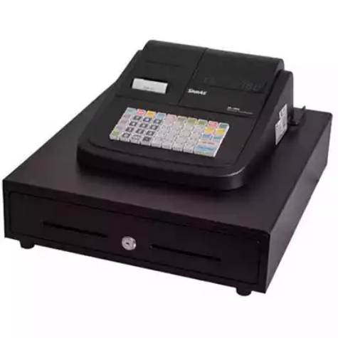 Picture of SAM4S ER-180UDL BASIC CASH REGISTER LARGE DRAWER BLACK