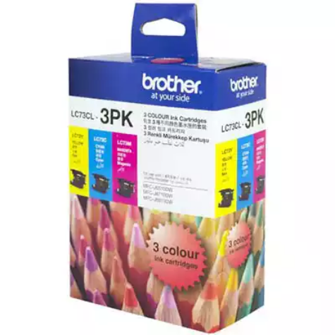 Picture of BROTHER LC73CL3PK INK CARTRIDGE VALUE PACK CYAN/MAGENTA/YELLOW