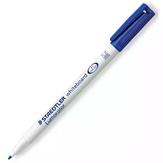 Picture of STAEDTLER 301 LUMOCOLOR WHITEBOARD PEN BLUE BOX 10