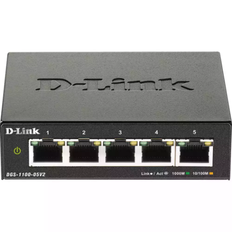 Picture of D-LINK DGS-1100-05V2 5-PORT GIGABIT SMART MANAGED SWITCH