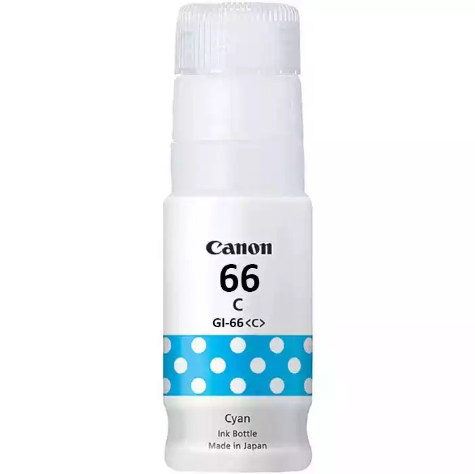 Picture of CANON GI66 MEGATANK INK BOTTLE 70ML CYAN