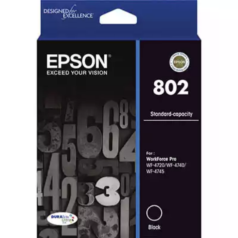 Picture of EPSON 802 INK CARTRIDGE BLACK