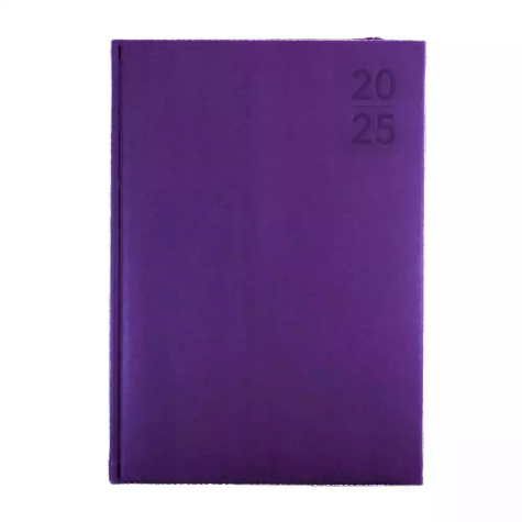 Picture of DEBDEN SILHOUETTE S4700.P55 DIARY WEEK TO VIEW A4 PURPLE