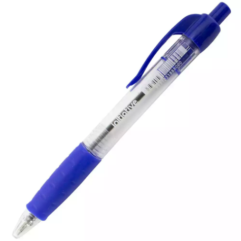 Picture of INITIATIVE RETRACTABLE BALLPOINT PENS MEDIUM BLUE BOX 12