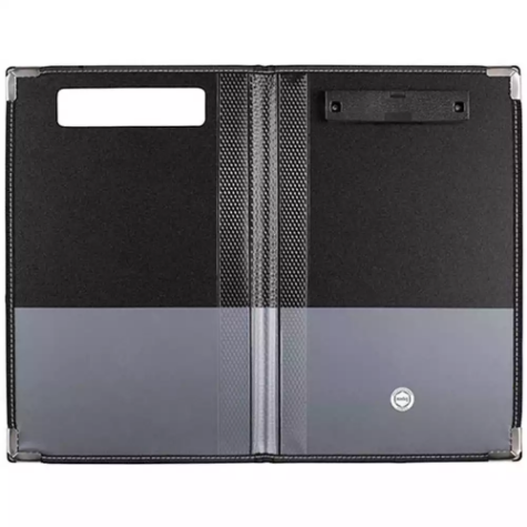 Picture of MARBIG SUPERTUFF CLIPBOARD DOUBLE REINFORCED EDGES FOOLSCAP BLACK