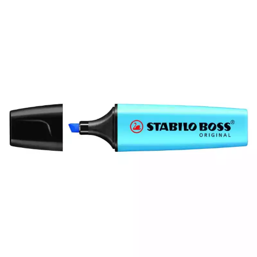 Picture of STABILO BOSS HIGHLIGHTER CHISEL BLUE