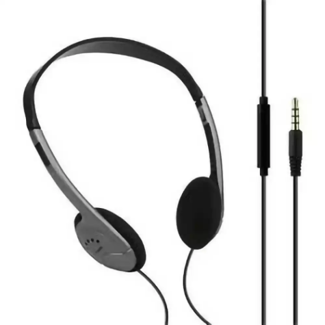 Picture of VERBATIM MULTIMEDIA HEADSET WITH INLINE MICROPHONE GREY