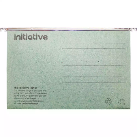 Picture of INITIATIVE EASYGLIDE SUSPENSION FILES FOOLSCAP GREEN BOX 50