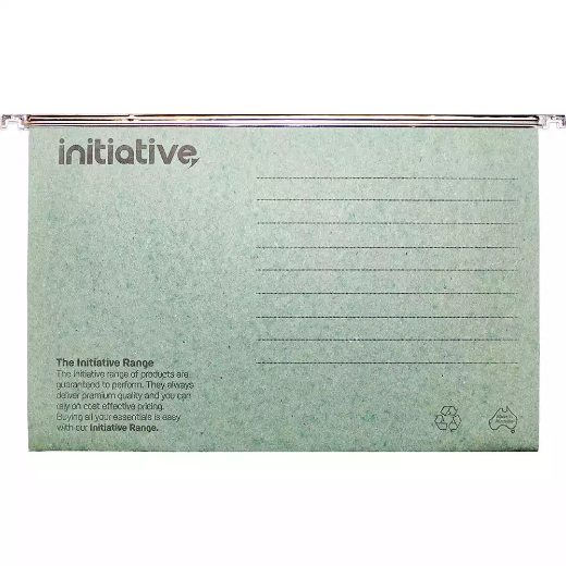 Picture of INITIATIVE EASYGLIDE SUSPENSION FILES FOOLSCAP GREEN BOX 50