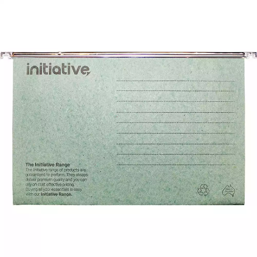 Picture of INITIATIVE EASYGLIDE SUSPENSION FILES FOOLSCAP GREEN BOX 50