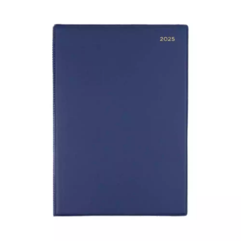 Picture of COLLINS BELMONT DESK 147.V59 DIARY A4 NAVY BLUE