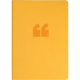 Picture of COLLINS EDGE NOTEBOOK RULED 240 PAGE RAINBOW EDGING A5 YELLOW