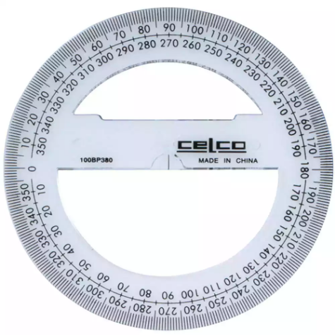 Picture of CELCO PROTRACTOR 360 DEGREES 100MM