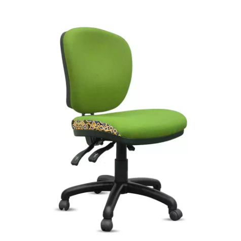 Picture of ORANGE DUST SPECTRUM ALICE OFFICE CHAIR MEDIUM BACK 510 X 490 X 880MM EUCALYPTUS GREEN