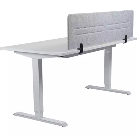 Picture of HEDJ ABOVE PET DESK MOUNTED SCREEN 1400 X 340MM LIGHT GREY