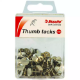 Picture of ESSELTE DRAWING PINS SILVER PACK 100