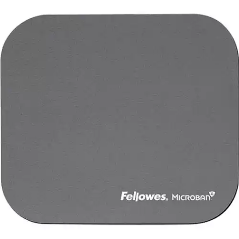 Picture of FELLOWES MOUSE PAD OPTICAL MICROBAN SILVER