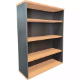 Picture of RAPID WORKER BOOKCASE 3 SHELF 900 X 315 X 1200MM BEECH/IRONSTONE
