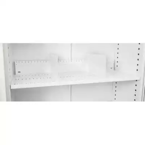 Picture of GO STEEL TAMBOUR DOOR CUPBOARD ADDITIONAL SLOTTED SHELF 900MM WHITE CHINA