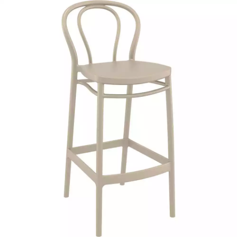 Picture of SIESTA VICTOR BARSTOOL 750MM HIGH TAUPE