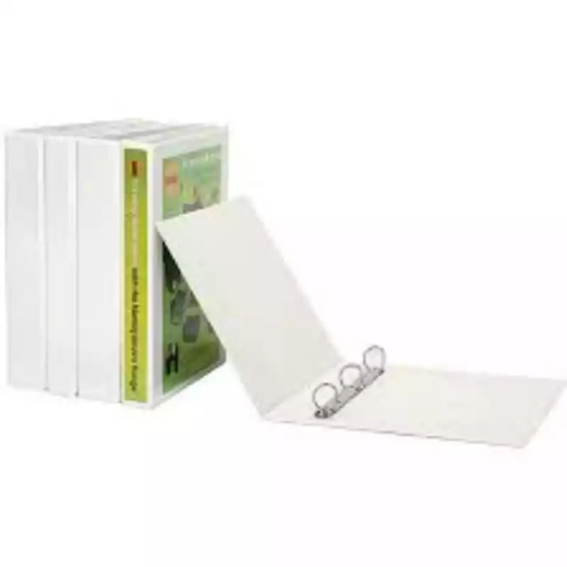 Picture of MARBIG CLEARVIEW INSERT RING BINDER 2D 25MM A5 WHITE