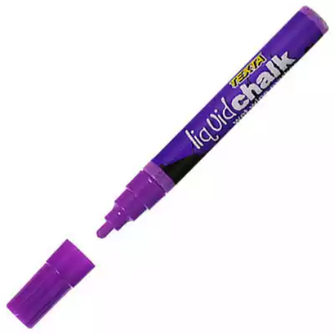 Picture of TEXTA LIQUID CHALK MARKER WET WIPE BULLET 4.5MM PURPLE