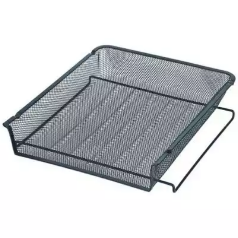 Picture of ESSELTE METAL MESH DOCUMENT TRAY PORTRAIT A4 BLACK