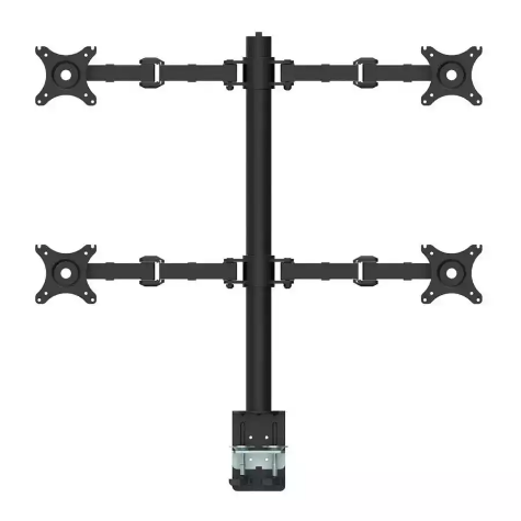 Picture of RAPIDLINE REVOLVE QUAD SCREEN MONITOR ARM BLACK