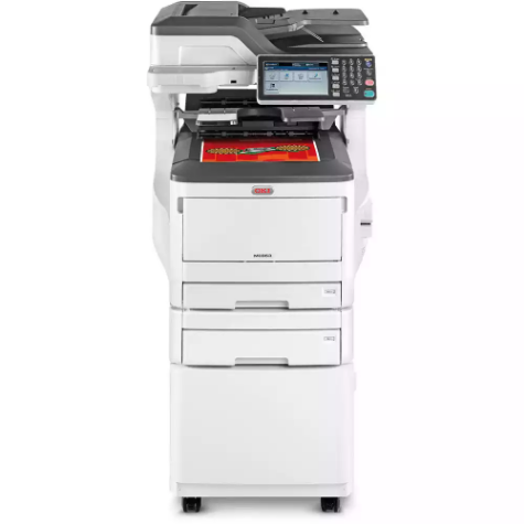 Picture of OKI MC853DNCT MULTIFUNCTION COLOUR LASER PRINTER DUPLEX, NETWORKED, 2ND PAPER TRAY, CABINET A3