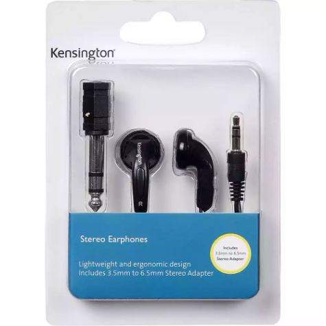 Picture of KENSINGTON STEREO EARPHONES BLACK