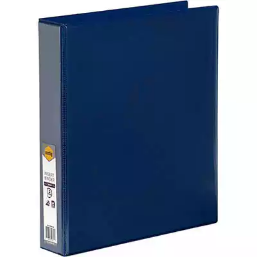 Picture of MARBIG CLEARVIEW INSERT RING BINDER 2D 38MM A4 BLUE