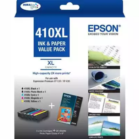 Picture of EPSON 410XL INK CARTRIDGE HIGH YIELD VALUE PACK