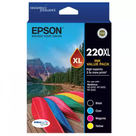 Picture of EPSON 220XL INK CARTRIDGE HIGH YIELD VALUE PACK 4