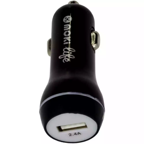 Picture of MOKI LIFE USB CAR CHARGER 2.4A BLACK